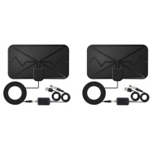 2 Pcs European HD Indoor DVB-T Digital Antenna 4K Free TV Antenna