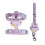Cat Harness Escape Proof Kitten Harness for Walking-M Pink 1