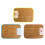 Summer Cat Cooling Mat Napping Pads Non-Slip Bottom-Yellow M 2