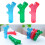 Dog Chew Toy Squeak Cute Branch-Shape Teether for Large-Blue 3