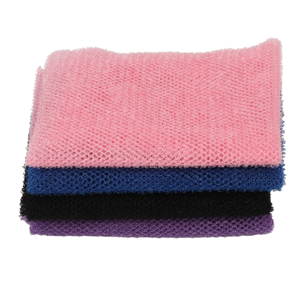 Long Net African Exfoliating Sponge Bath Body Scrubber Efficient Cleaning Better Exfoliation Skin Smoother for Family Use (4PCS) For Nightclubs
