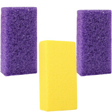 Ferramenta para cuidados com os pés, pedra-pomes reutilizável para esfoliação, lixa para os pés, sua solução para remoção de calosidades e