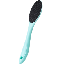Dobbel fotfil for behandling av sprukken hæl, ergonomisk håndtak for hard hud med grove og fine smergeloverflater, selvstående hygienisk