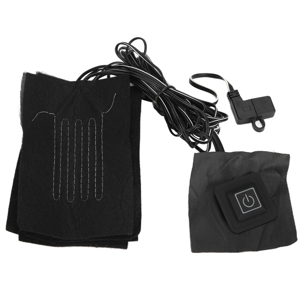 Comfortable Electric Heated Cloth, Heated Butt Pad Usb With Adjustable Temperature Heating, Foldable & Waterproof, Convenient To Carry For Winter