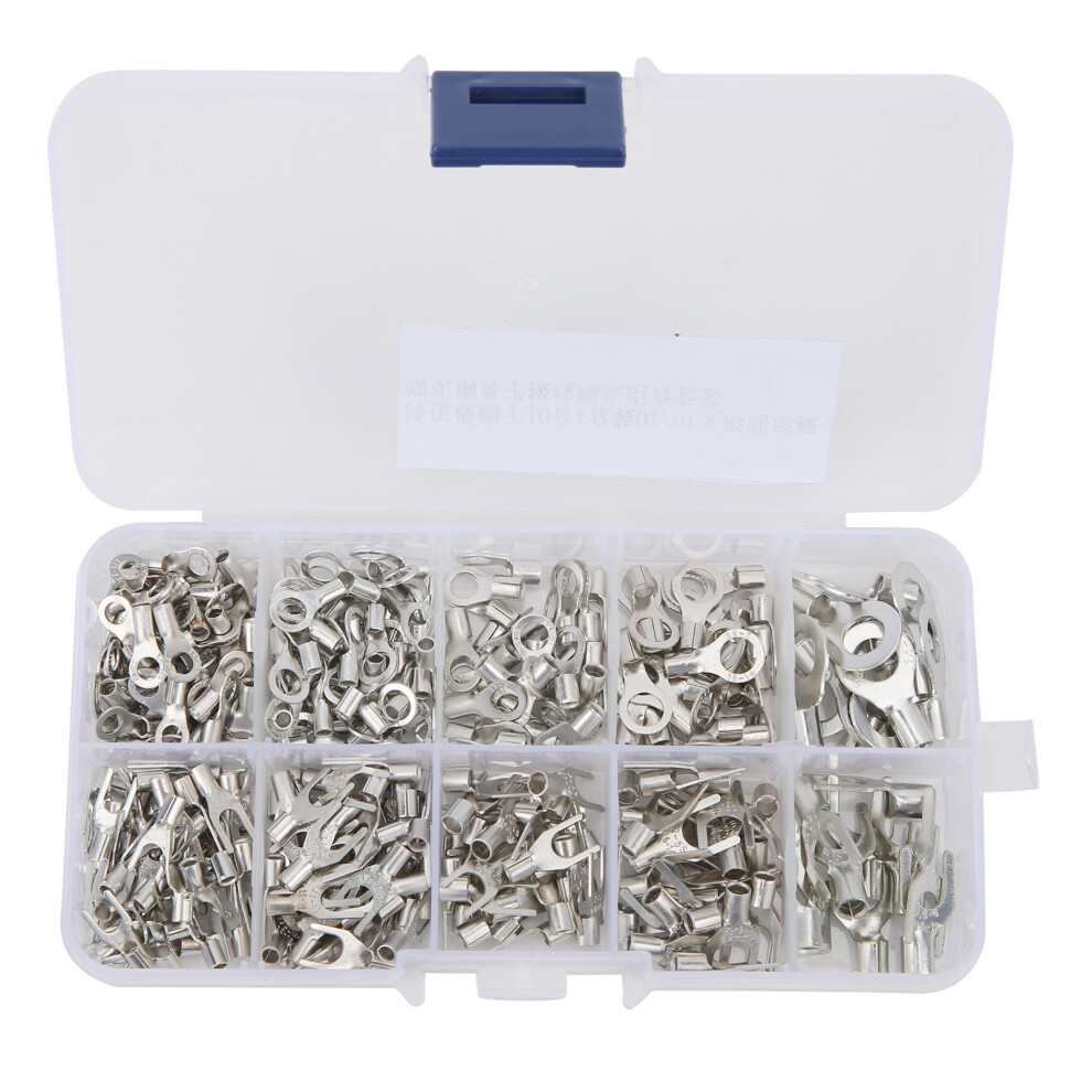 Excellent Brass Material Terminal Connectors, Non-Insulated Copper Wire Crimp Terminals With High Strength, Fork And Shape Terminal Connectors For 9173940778641