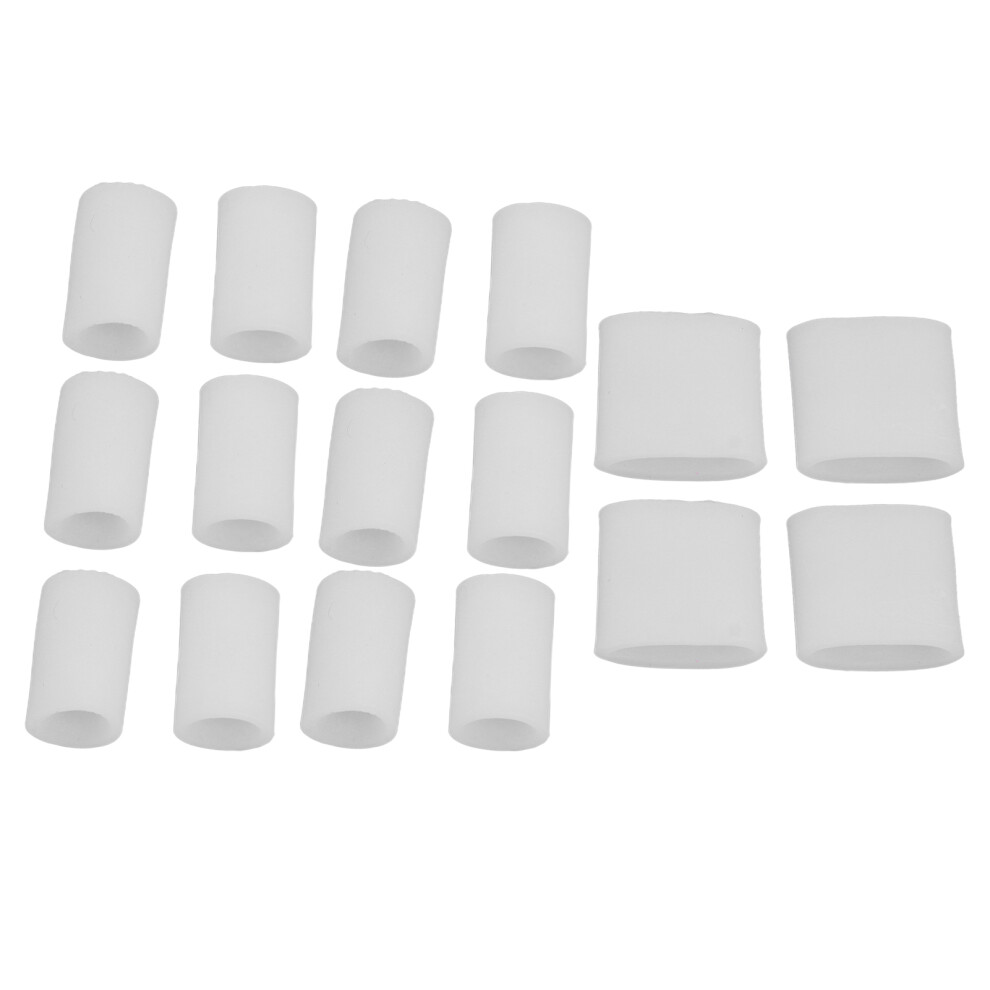Toe Comfort Kit, Gel Silicone Toe Caps For Cushioning Comfort, Washable Reusable Toe Protectors, Non-Toxic Material Ensures Safe Use, Designed To Fit