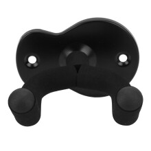 Steel Guitar Wall Mount Holder with Neck Sponge, Black, 94x64x112mm