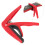 Spring-Loaded Ukulele Capo Plastic Pitch Tuner with Easy Tuning Red Accessory 15