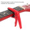 Spring-Loaded Ukulele Capo Plastic Pitch Tuner with Easy Tuning Red Accessory 9