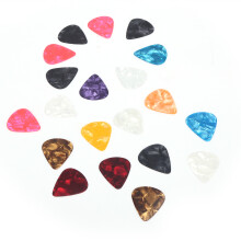 20 Stück UltraThin Celluloid Gitarrensaitstifter – Leicht, langlebig, 0,46-0,96 mm