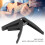 Plastic Ukulele Capo with Silicone Cushion, Spring String Instrument Accessory Black 10