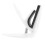 Plastic Ukulele Capo with Silicone Cushion, Spring-Loaded, White 5