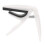 Plastic Ukulele Capo with Silicone Cushion, Spring-Loaded, White 2