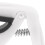Plastic Ukulele Capo with Silicone Cushion, Spring-Loaded, White 8