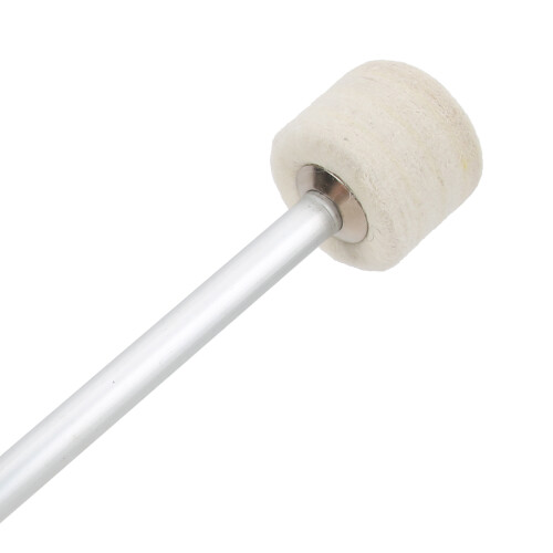 2Pcs Non-Slip Wool Felt Drumstick - Durable Aluminum & Rubber Handle 2