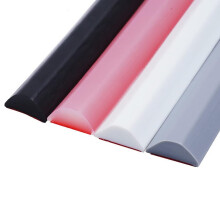 Shower Screen Seal Strip Collapsible Water Dam Dry Wet Separation Bathroom Kitchen Sink Clear 9m
