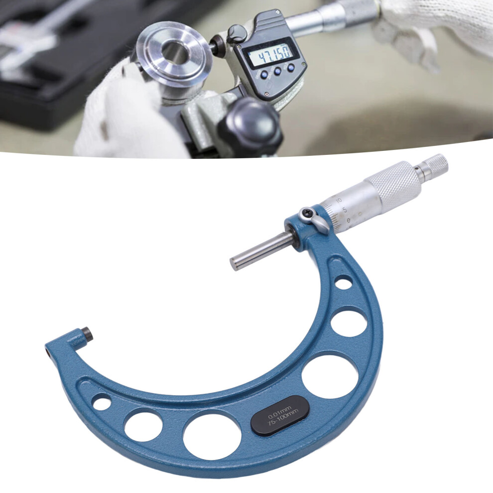 Measurement Tool: 75Â100Mm Portable Alloy Surface Micrometer Caliper 0.01Mm 8711380880060