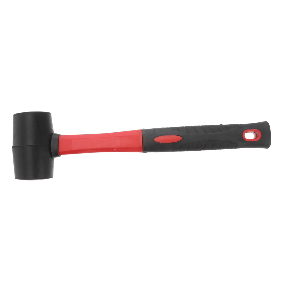 Rubber Mallet 8Oz Nonslip Fiberhandle Hammer For Flooring And Crafts 9187378631737