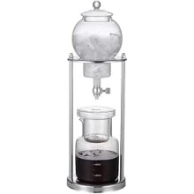 Cold Brew Dripper Coffee Maker 600ml Reusable Dripper With Adjustable Valve Stainless Steel Stand For Iced Coffee