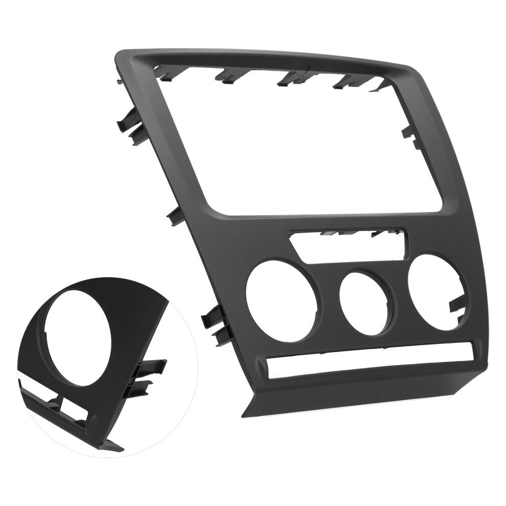 2Din Navigation Frame For Octavia Yeti 2007-2009 Dashboard Replacement 8411377650804