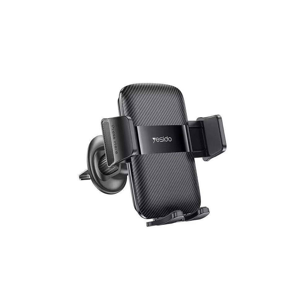 Car Phone Holder 360 Degree Rotation Automatic Clamping Air Vent Mount Black 9347817870718
