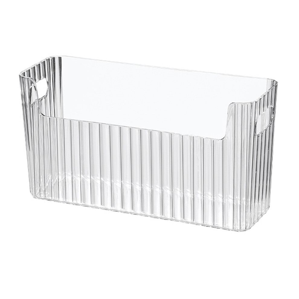Wall Mounted Storage Bin Organizer, Floating Shelves With No Drilling Design Clear Plastic Storage Bins For Kitchen Bathroom Home, Adhesive Storage 9423501029997