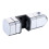 Shower Rail Head Slider Bar Holder Adjustable Bracket Easy Installation Rotates  Silver 1