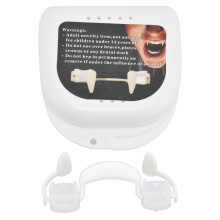 Realistic Reusable Fake Teeth for Halloween, Retractable Fangs Horrifying Vampire Fangs Scary Costume Decoration Horror Dress Up Fake Teeth Kit for