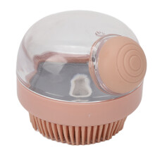 Silicone-Körperschwamm mit Seifenspender - Peeling-Duschbürste