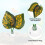 Betta Fish Leaf Natural Habitat Simulation For Betta Spawnings Grounds, Double Leaves Resting Bed, Orange Deep Green 2