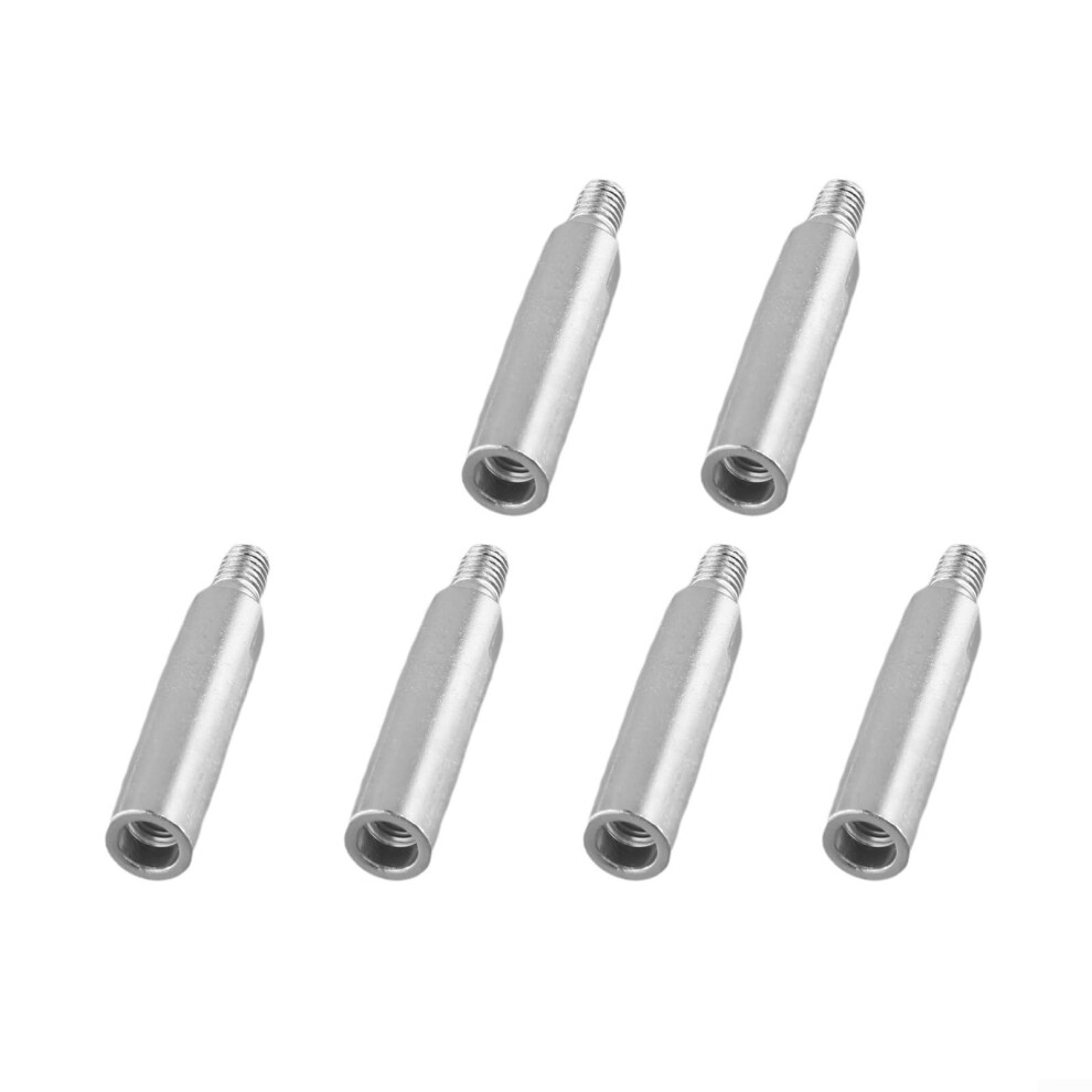 Angle Grinder Extension Rod M10 Thread For Polishing Small Areas Stone Grinding Steel Construction Silver Finish 6Pcs 9199774283816