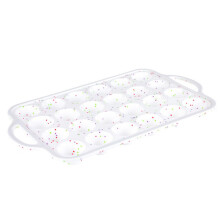 Flexible Silicone Baking Pan For French Pastries Oven Safe 230C Nonstick Easy Cleaning Space Saving White Bakeware