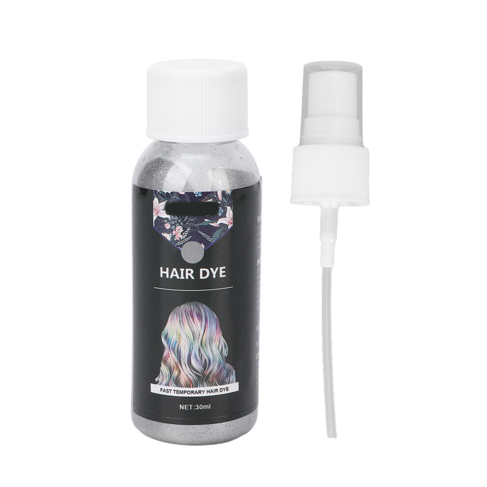 Gray Temporary Hair Dye Spray For Women And Men, Instant Hair Coloring With Natural Ingredients Styling Coloring Washable Hair Color Treatment For