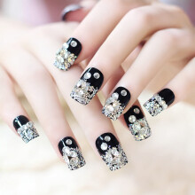 Candy Coffin Design False Nails, Non-Toxic Acrylic Material, Fashionable Nail Tips For Women And Girls, Easy To Apply And Remove, Suitable For Nail S