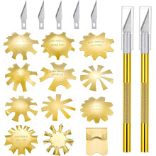 Flexible French Edge Guides, Easy Nail Art Tool, for Professional and Home Use, Manicure Pedicure Supplies, Reusable Stainless Steel, Stainless Steel