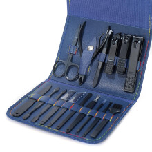 Kit per manicure e pedicure, garanzia a vita, strumenti per la cura della persona con impugnatura antiscivolo, acciaio inossidabile per tagli di
