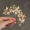 Accessori per capelli da sposa per donne e ragazze, fermagli per capelli con perle e strass artificiali, accessori per capelli da sposa, materiale in 1