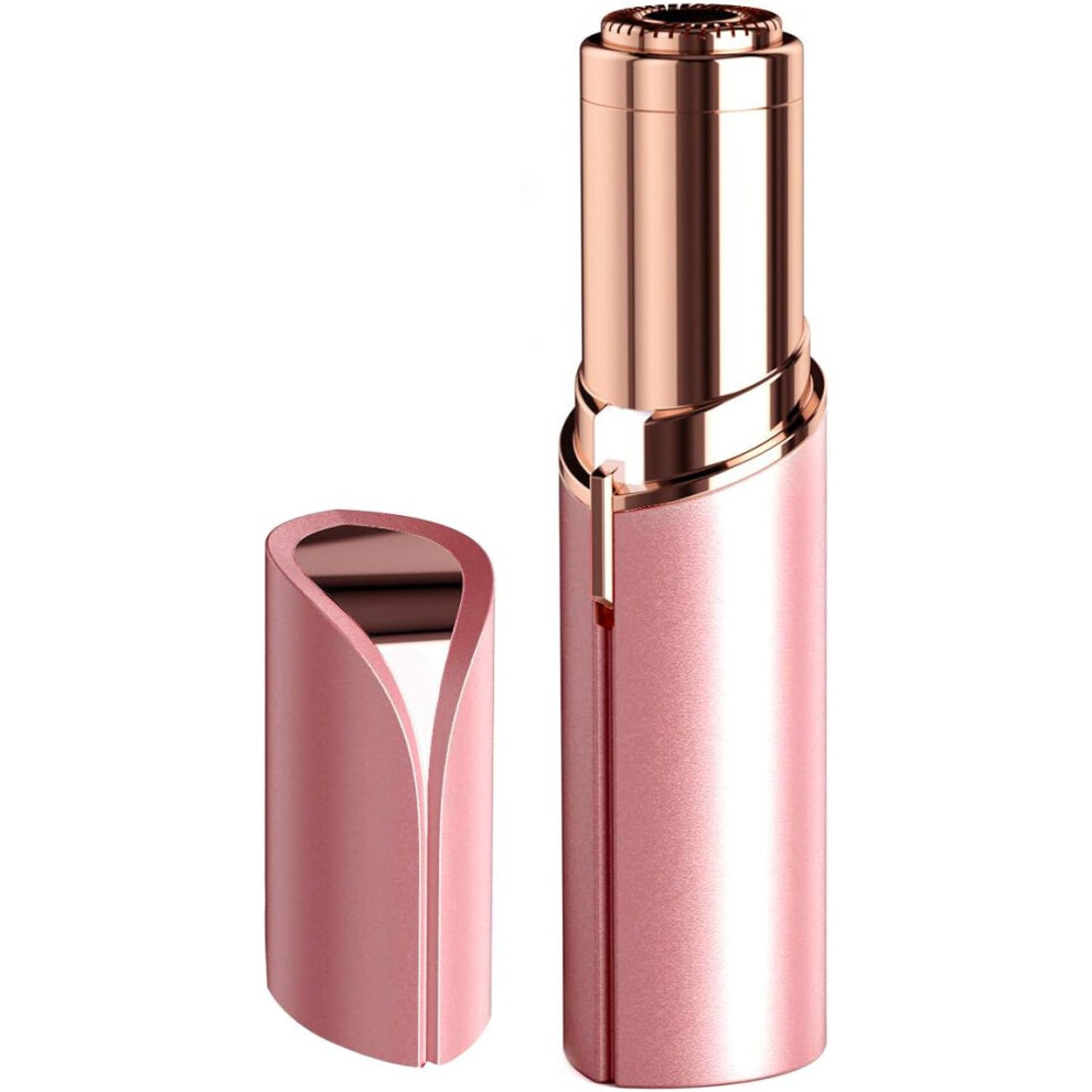 Facial Hair Removal Device for Women, Waterproof Electric Razor, Painless Hair Remover with Sharp Stainless Steel Blades and USB Rechargeable