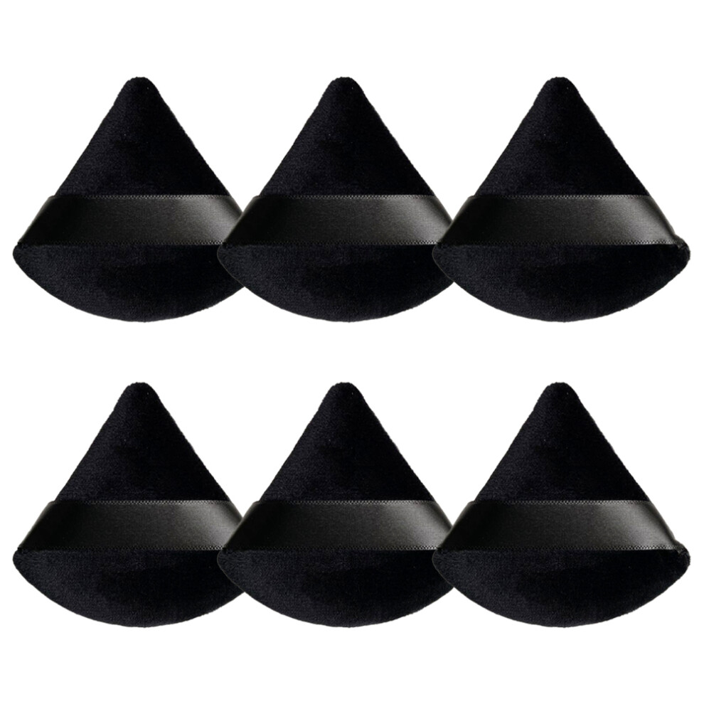 Professional Makeup Puff For Triangle Design Precision, Crystal Velvet Sponge With Soft Fiber Material Offers Natural And Even Makeup Result, Washabl