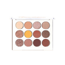 Design ideal para viagens, paleta de sombras com acabamentos cintilantes e matte de alta pigmentação, paleta de sombras profissional, tecnologia