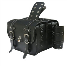 PU Leather Motorcycle Organizer Saddlebag Side  Tool Package Color 13