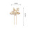 Accessori per capelli da sposa per donne e ragazze, fermagli per capelli con perle e strass artificiali, accessori per capelli da sposa, materiale in 2
