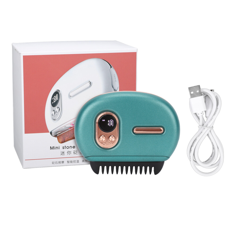 Retro Radio Shape, Ergonomic Multi Needle Design For Comprehensive Jaw & Neck Pain Alleviation, Natural Needle Stone With Triple Therapy Vibration