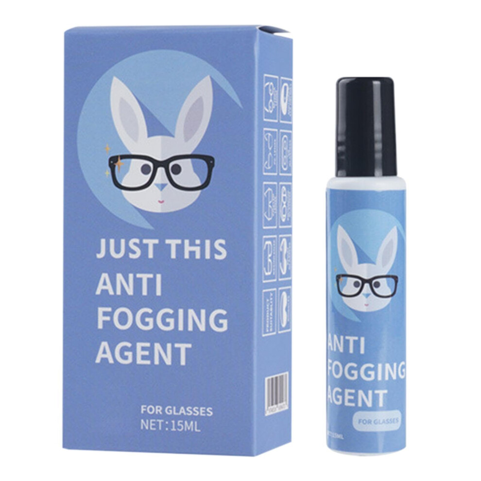Anti Fog Spray for Glasses and Goggles, LongLasting Safe Lens Cleaner 15ml