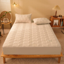 Double Fitted Sheet Khaki 180x200 cm Deep Pocket Up To 40 cm Microfibre