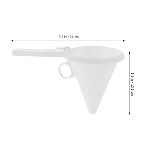 2pcs Handheld Cake Batter Dispenser Plastic Baking Funnel for Cupcake Pancake Icing Chocolate 1