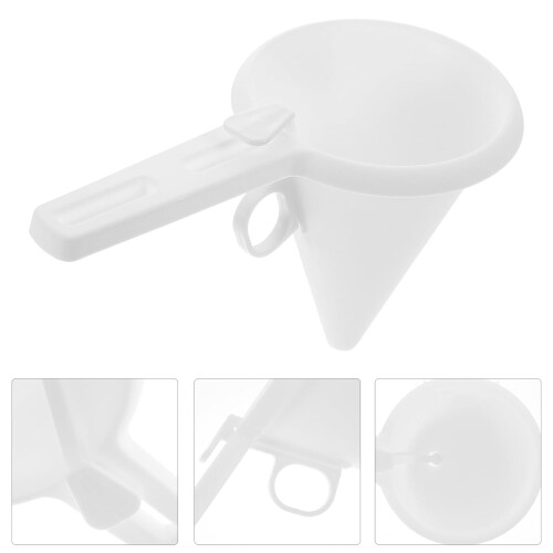 2pcs Handheld Cake Batter Dispenser Plastic Baking Funnel for Cupcake Pancake Icing Chocolate 2