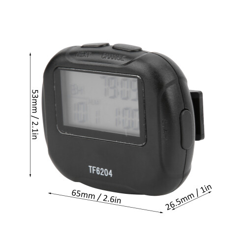 Compact Electronics Timer with Dual Countdown for Training & Exercise 2