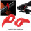 Mini Bicycle Rest Handlebar Red for Mountain & Folding Bikes 33g 7