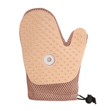 Pet Hair Removal Gloves Deshedding Pet Cleaning Gloves For Dogs And Cats, Apricot Color